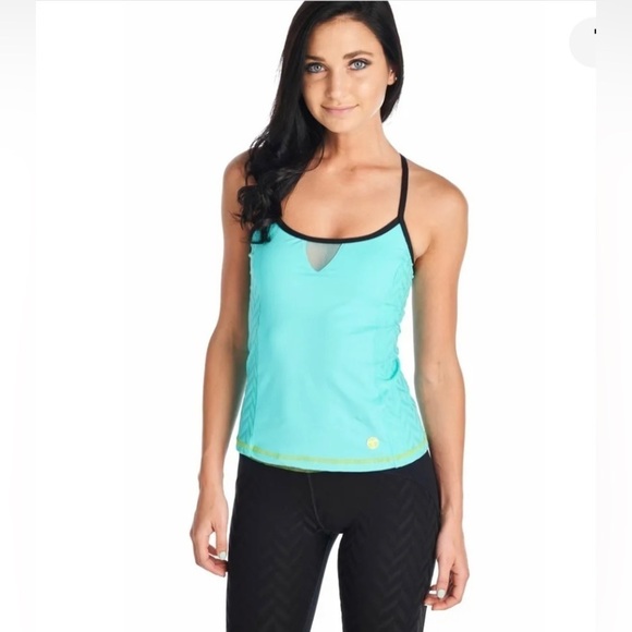 Trina Turk Tops - Trina Turk Recreation jacquard and mesh tank top